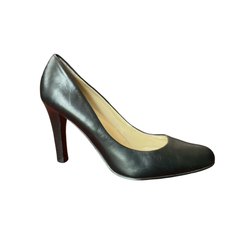 Lauren by Ralph Lauren Black Leather Heel 6.5